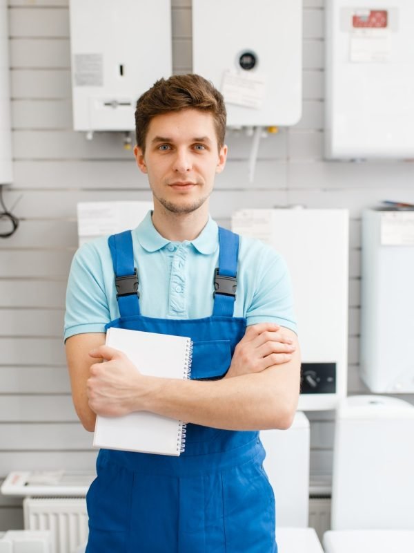 plumber-at-showcase-with-boilers-plumbering-store.jpg plumber-at-showcase-with-boilers-plumbering-store.jpg